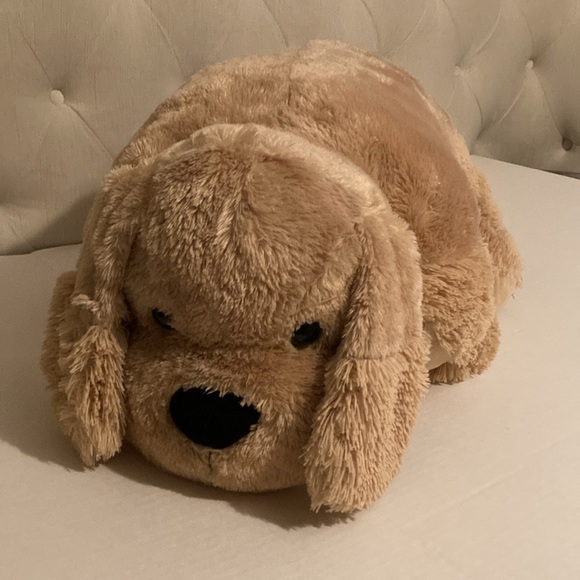 Pillow Chums Goldie Big Dog by KellyToy 22" X 21"  Soft & Cuddly 2011 - Picture 12 of 15